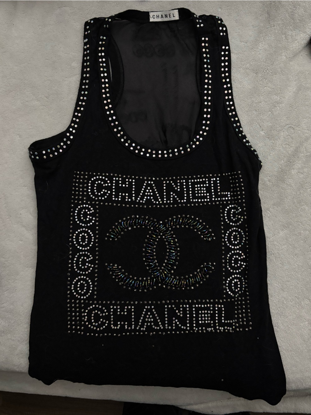 Othr Black Studded Tank Top